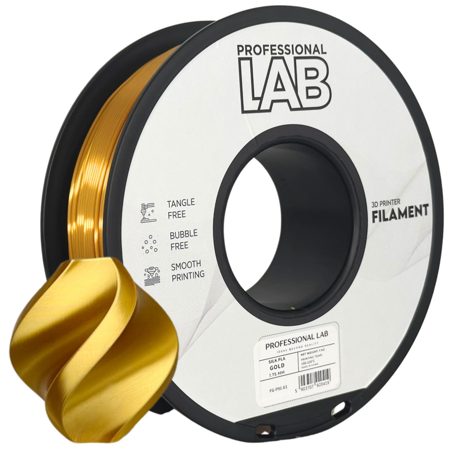 Silk PLA gold